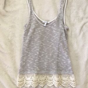 Grey Knit Tank Top